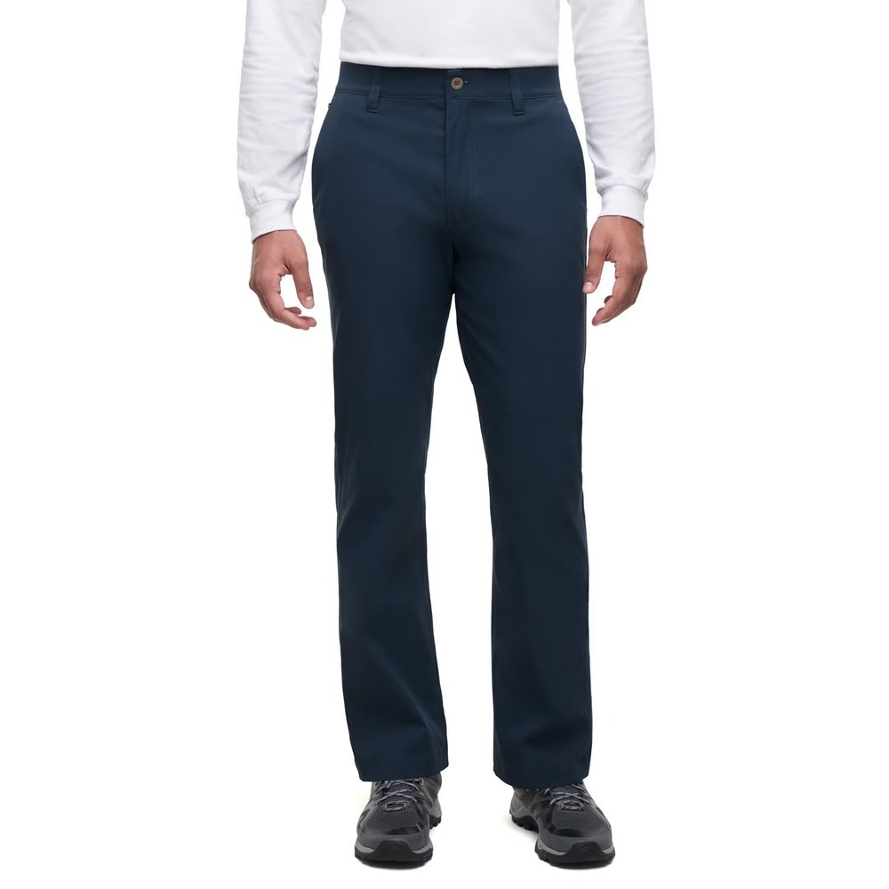 Eddie Bauer Mens Tech Chino Pant 38x30 Navy Blue EB013074 Straight Leg NWT